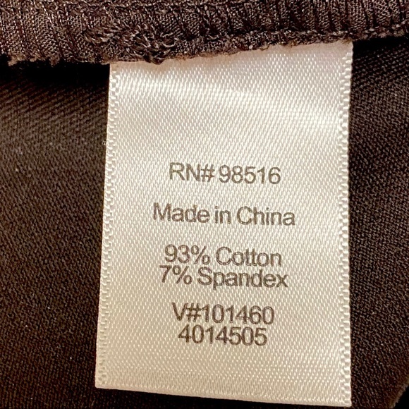 Coldwater Creek cotton stretch bootcut pants - Picture 8 of 8